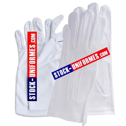 Gants blancs de cérémonie gendarmerie