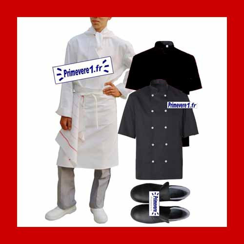 tenue cuisinier boulanger patissier Primevere